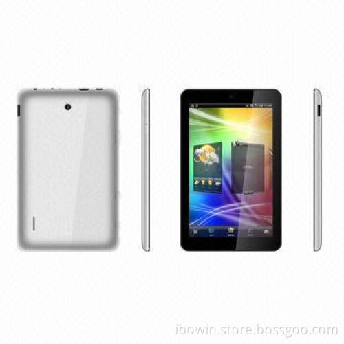 7-inch 1,024 x 600p Android Tablet PC with 1/8G Storage and Dual-Camera